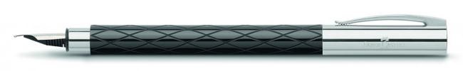 Faber Castell Ambition Rhombus Black Fountain pen - STILOGRAFICA